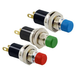 7MM Mini Round Momentary Push Button Switch Press The Self-Reset Micro Switchsnormally Opennormally Closed,1NO1NC