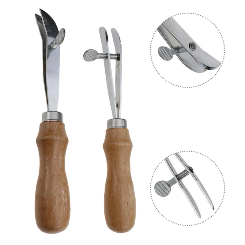 Description Picture 5 of itemAdjustable Leather Edge Stitching Groover Leather Craft Groove Gouge DIY Handmade Cutting Hand Trimming Leather Craft Tool