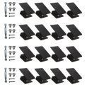 16Pcs Window Clips Fits 1/2 inch Thick Plywood Stainless Steel Storm Window Clips for Stucco Wood Window Exterior