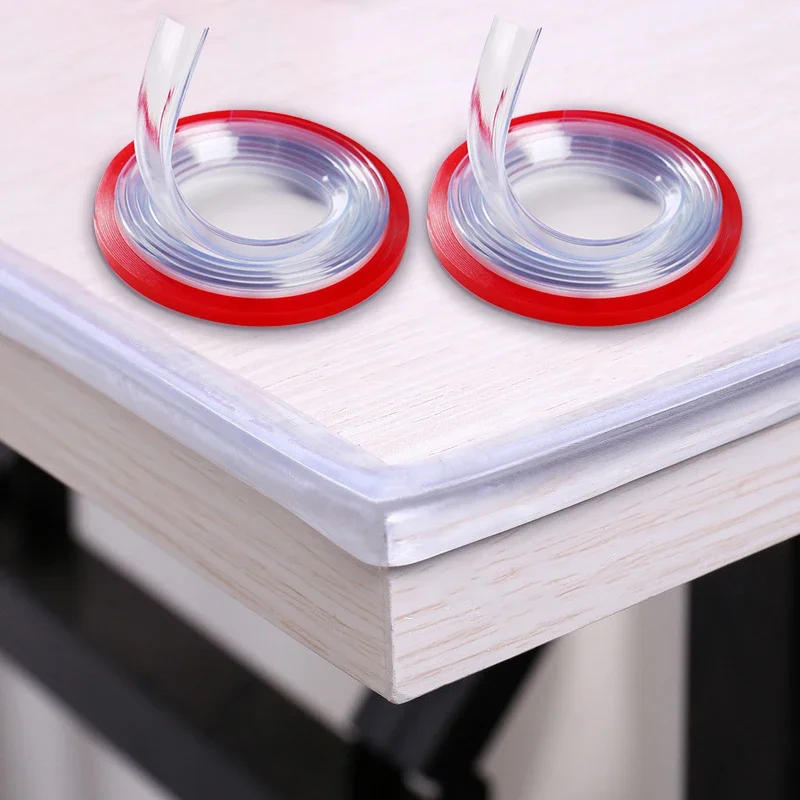 Description Picture 5 of itemHome Baby Silicone Anti-collision Baby Safety Corner Protection Strip Guards Transparent Table Edge Furniture Corner Protectors