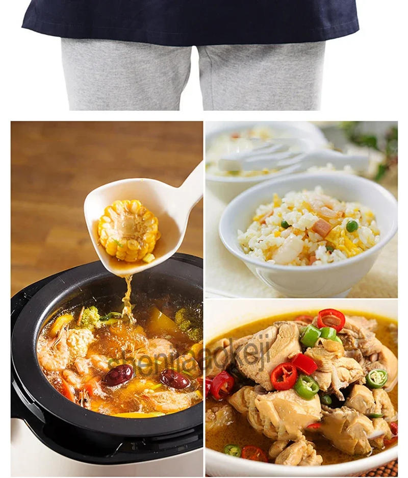 Description Picture 6 of item2000W Intelligent Automatic Stir Frying Machine Household Electric Cooking Wok Pot Non-stick Multifunctional Cooker Pot 220V 6L