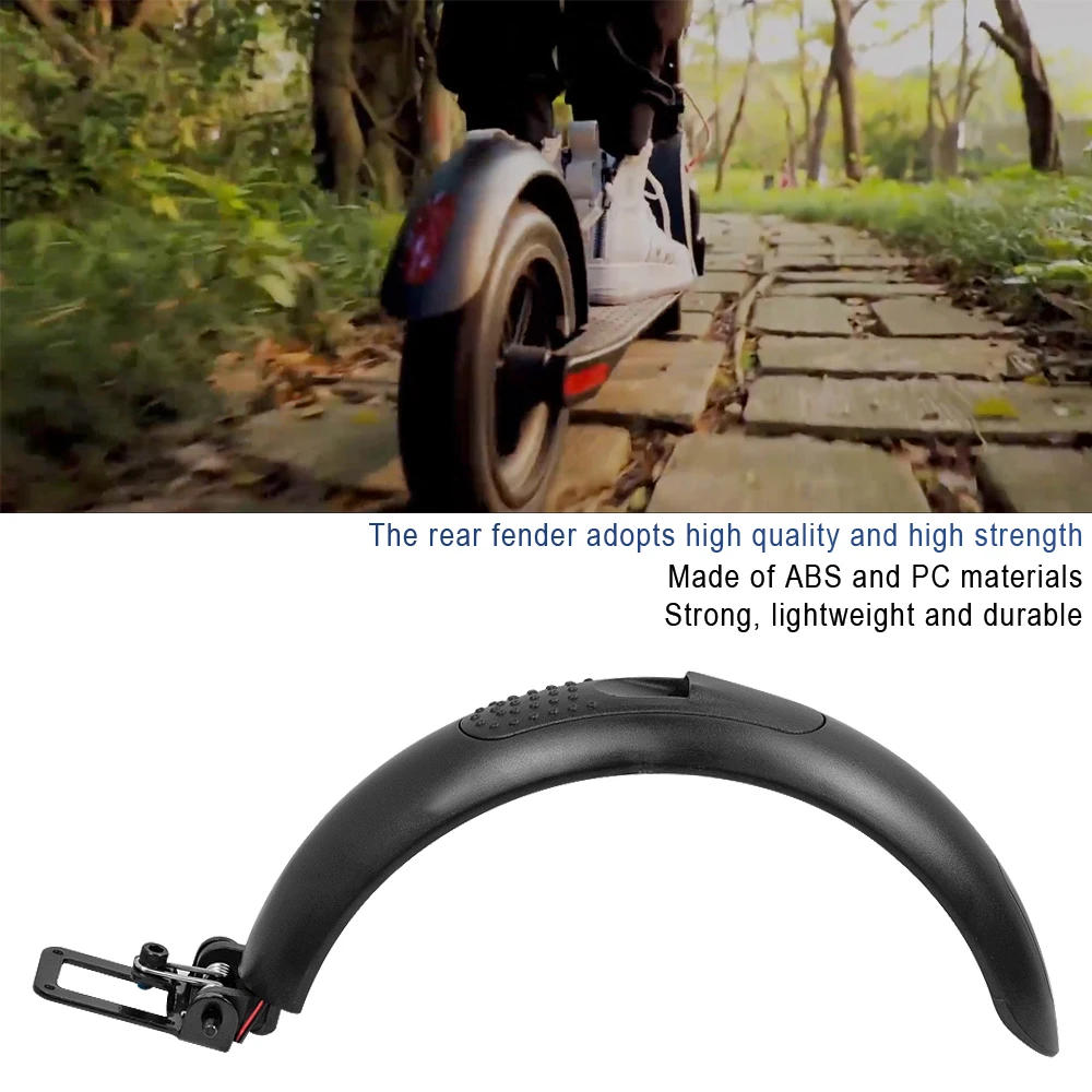 Description Picture 3 of itemRear Wheel Fender  with Light for HX X7 X8 Electric Scooter Rear Mudguard Set Aluminum Alloy Hook Plastic Shell Taillight Parts