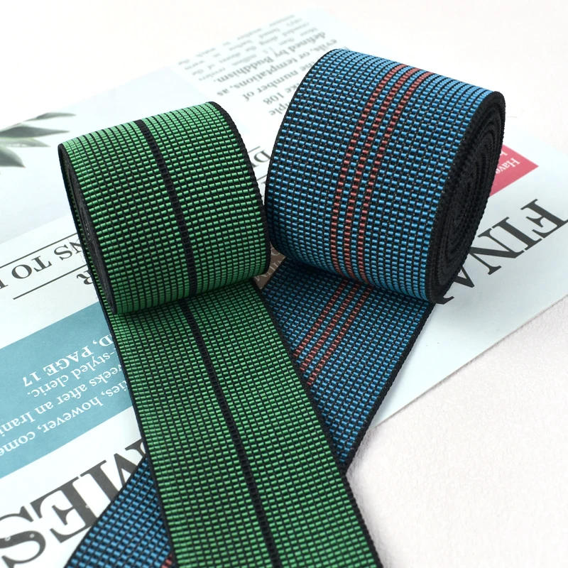 Description Picture 6 of item1-10M Elastic Rubber Bands 50mm Elasticity Waist Belt Sofa Chair Cushion Elastics Ribbon Tape Pants Clothing Stretch Band Sewing