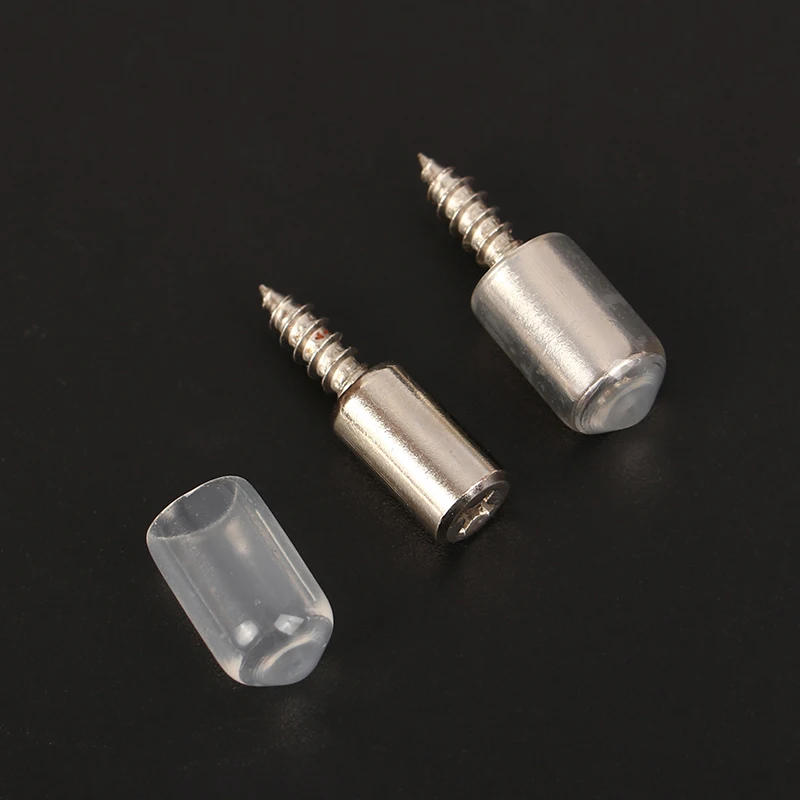 Description Picture 6 of item10Pcs Cross Self-tapping Screw With Rubber Sleeve Laminate Support Homemade Wardrobe Cabinet Glass Hard Nonslip Partition Nail