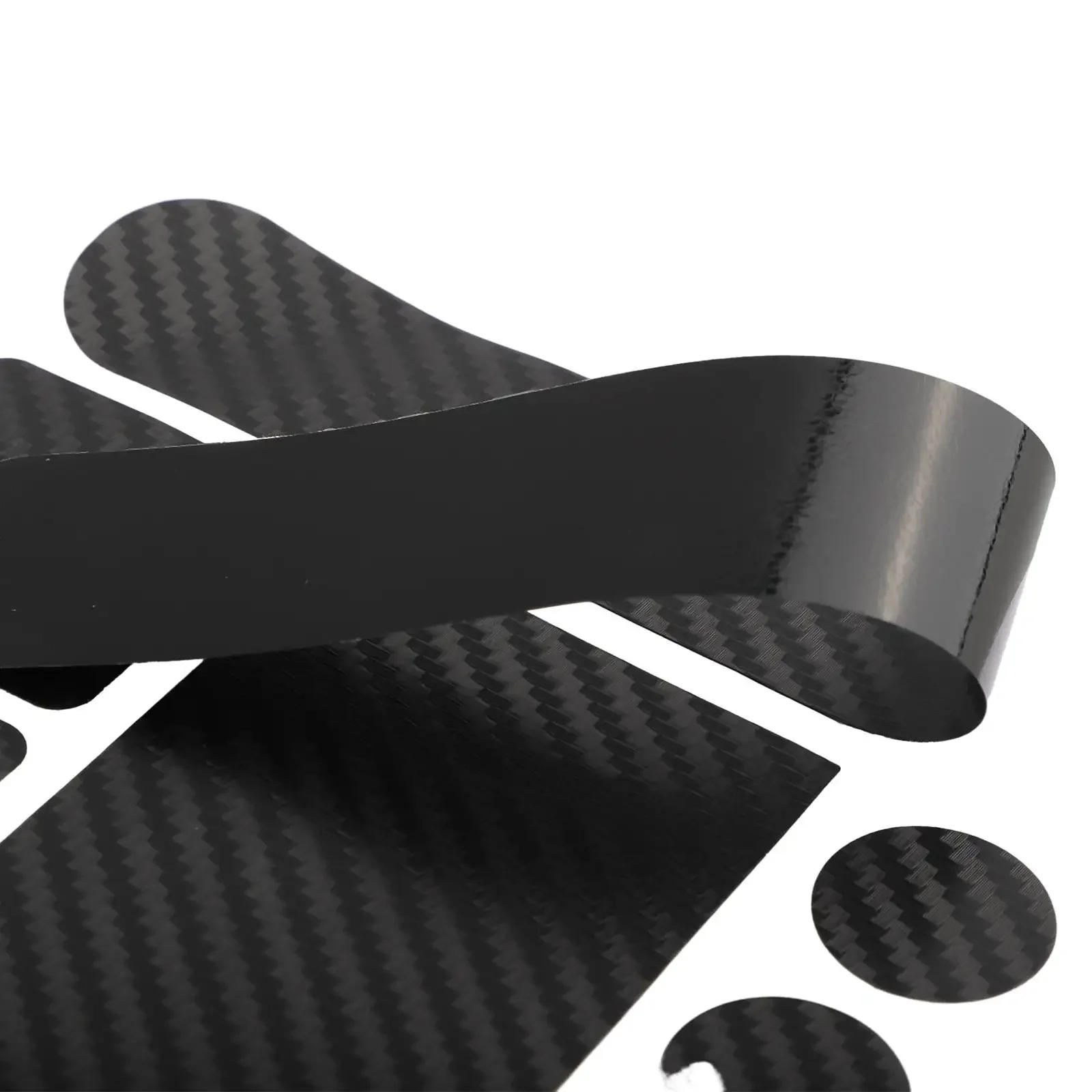 Description Picture 4 of item1 Set Bicycle Sticker Frame Protection Carbon Film Mountain Bike Chain Sticker  Waterproof Transparent Anti Scratch Stickers