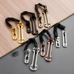 Thickened Stainless Steel Anti-theft Chain, Hotel Door Safety Lock, Thickened Chain Buckle, Door Bolt, Anti-theft Bolt