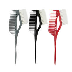 1PC Hair Dyeing Coloring Comb Barber Tinting Hair Brush DIY Styling Accessories Plastic Color Mixing Bowl Hair Styling Tool