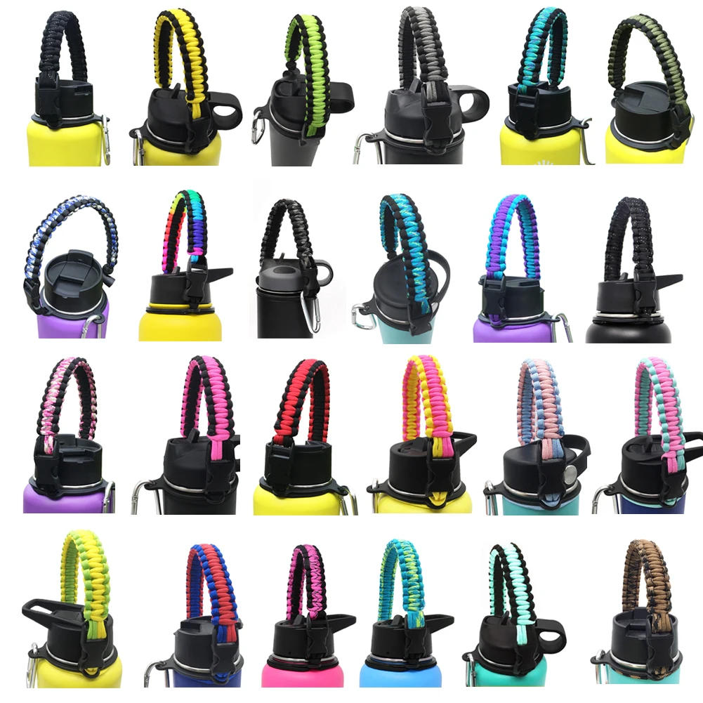 Description Picture 3 of itemWater Bottle Shoulder Strap Paracord Handle with Shoulder Strap for Water Bottle Other Wide Mouth Bottles for 12oz to 64oz