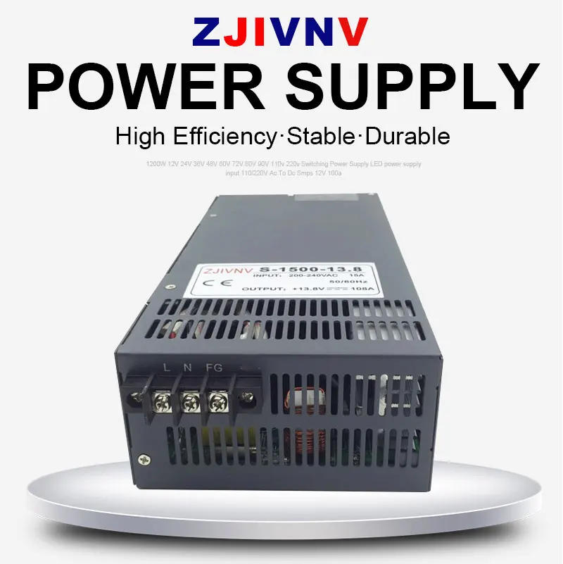 Description Picture 3 of item1500W 2000W Switching Power Supply Adjustable Output 0-12V 13.8V 15V 24V 27V 36V 48V 60V AC to DC Switching Power Supply SMPS
