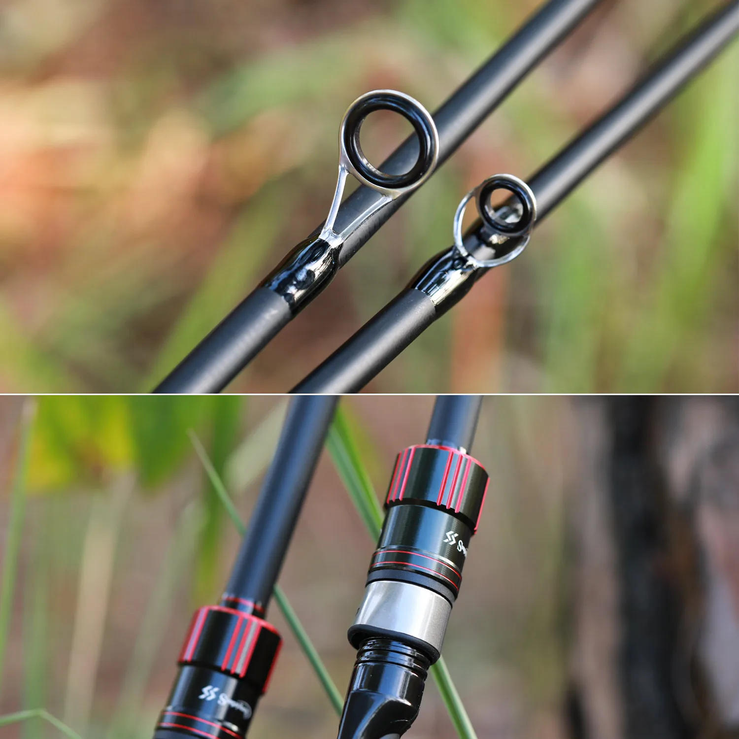 Description Picture 3 of itemSougayilang Fishing Rod 1.8~2.1m Carbon Fiber Spinning Casting Lure Rod Max Drag 10kg for Bass Pike Trout Fishing Caña De Pescar