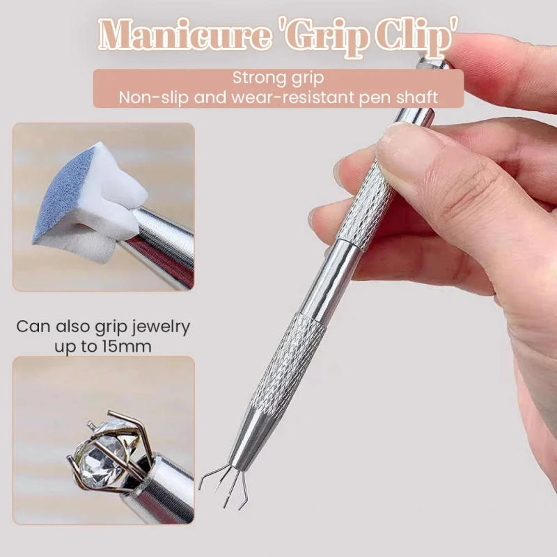 Description Picture 4 of item50PCS Sponge Gradient Nail Art Stamper Tools Gel Polish Color Gradient Brush Glitter Powder Dotting Pen For Manicure Accessories