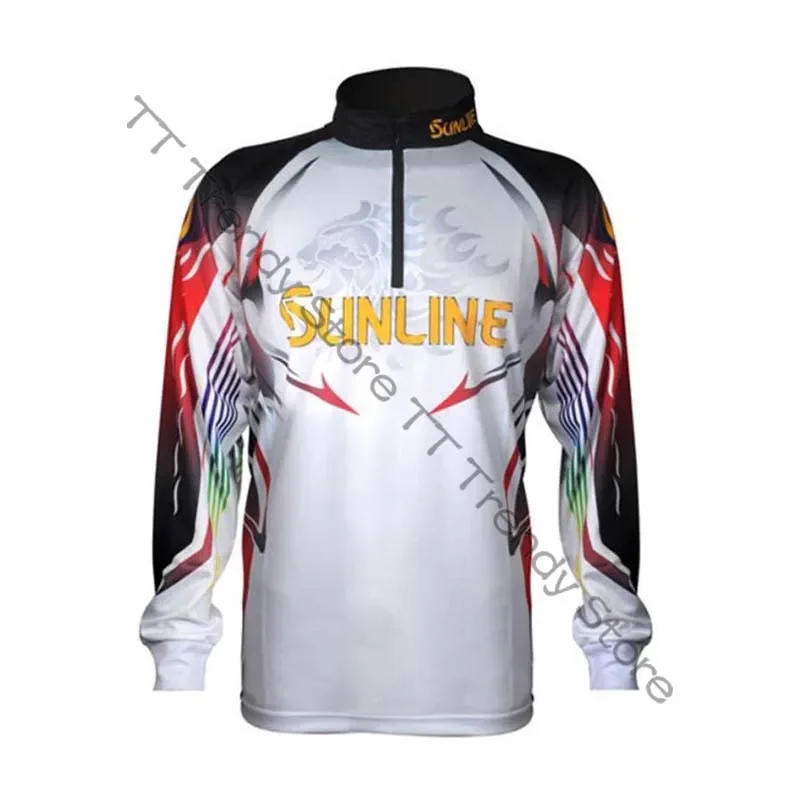 Description Picture 4 of item2025 New Plus Size Fishing Shirt Summer Fishing Sunscreen Breathable Quick-drying Anti-UV Long-sleeved Fishing Blouse Men