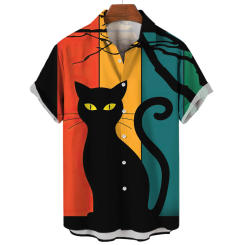 Mens Shirts Fashion Shirt Tops Casual Hundred High Quality Men Clothing New 2024 Summer Short Sleeve Button Down Shirt Oversized