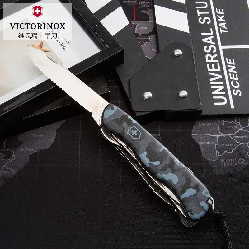 Description Picture 3 of itemVickers Swiss Army Knife 111mm Folding Knife 0.8593. W942 Sailing Captain Sea Cami Ribbon Rope Outdoor Expedition