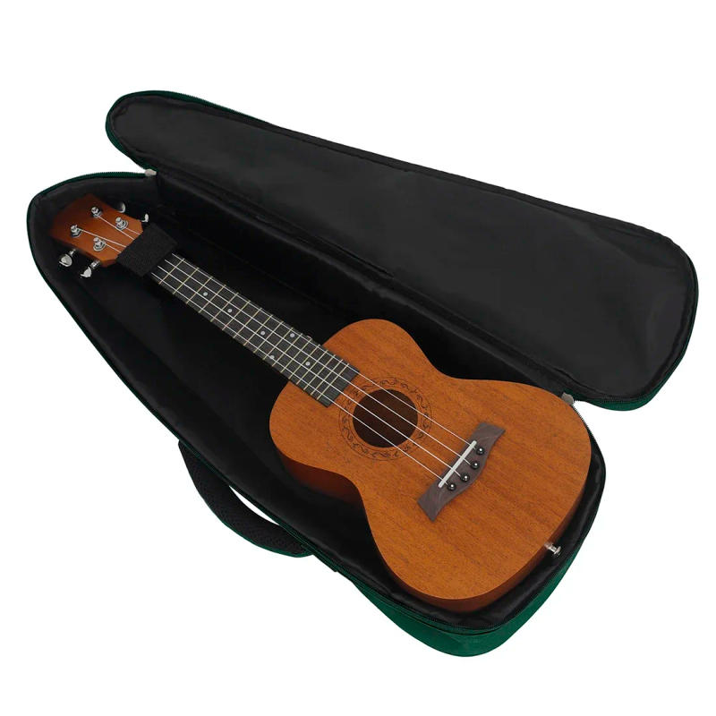 Description Picture 5 of item23/24/26/27 inch Ukulele Hawaiian Guitar Bag Rainbow Series Cotton Waterproof Bag Oxford Cloth with Cotton Ukulele Accessories