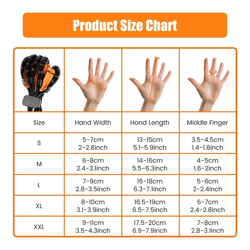 Description Picture 2 of itemRehabilitation Robot Gloves Hemiplegia Cerebral Infarction Training Equipment Stroke Finger Physiotherapy Tools Right Left Hand