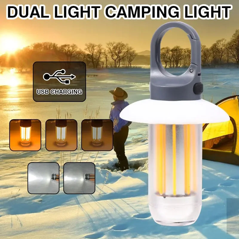 Description Picture 2 of itemLED Camping Light  Mini Hanging Tent Lamp Portable Camping  Lamp Rechargeable Tent Light with Hook 5 Modes for Hiking Fishing