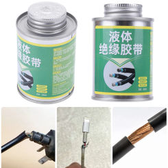 100/260 ML Rubber Electrical Wire Cable Coat Fix Line Glue Waterproof Insulating Electrical Tape Glue High-Temperature Resistant
