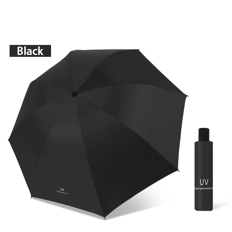 Description Picture 6 of itemFoldable Manual Umbrella, Waterproof and Windproof Umbrella, Anti-UV Umbrella for Sunny Or Rainy Days, Simple Solid Color Umbrel