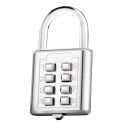 Lock Body Manual Measurement Deviation Lock Body Lockers Password Lock Zinc Alloy Steel Shackle Combination Padlock