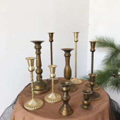 Single Headed Metal Candlestick Romantic Wedding Decorations Iron Art Candle Holders Living Room Candlelight Dinner Decoration