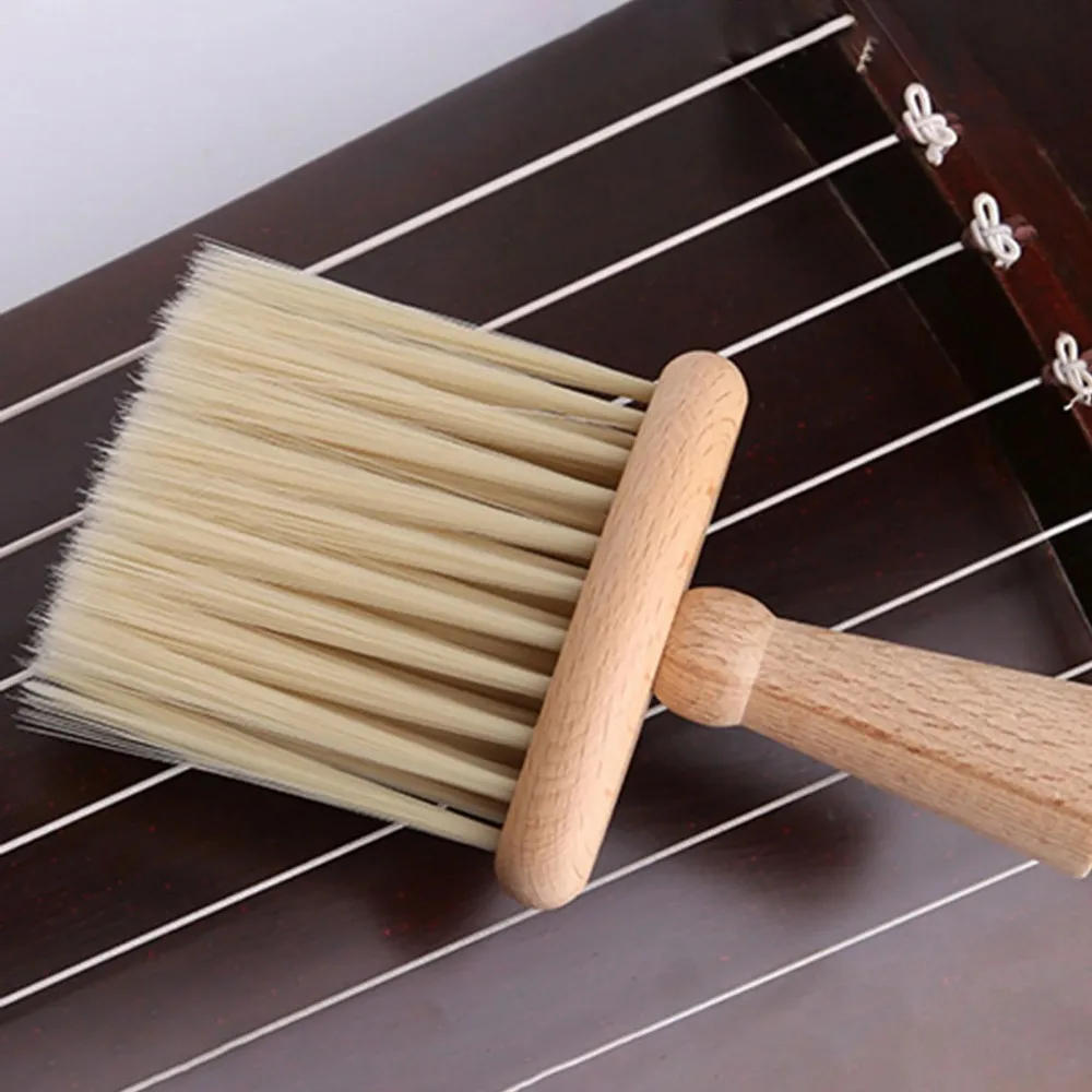 Description Picture 5 of itemSoft Bristles Ukulele Violin Brush Guzheng Guitar Cleaner Brush Cleaning Tool for Musical Instrument Guitar Accessories