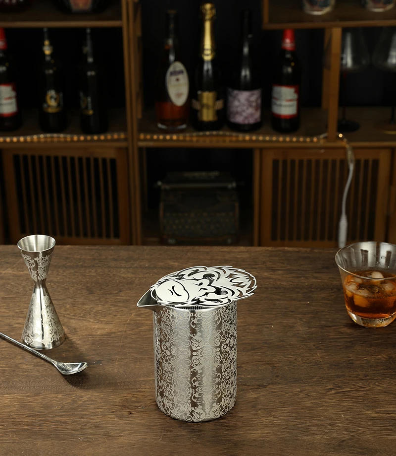 Description Picture 4 of itemCocktail Strainer Bar Strainer Stainless Steel With Monkey Design