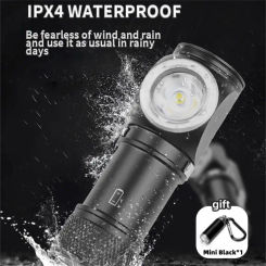 Sensor Head Lamp Induction Headlamp COB LED Built-in Battery Flashlight USB Rechargeable Head 5 Lighting Modes Portable Lighting