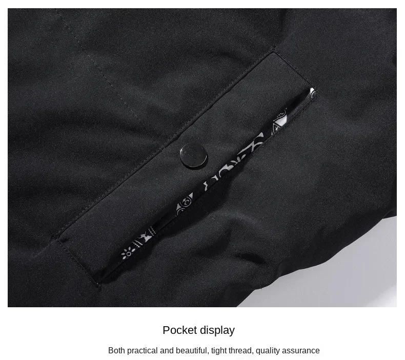 Description Picture 5 of itemWinter Men's Cold Clothes New in Parkas Coat Clothing Man Parka Sweaters Anorak Male Coats Long Streetwear Sports Sets Jackets