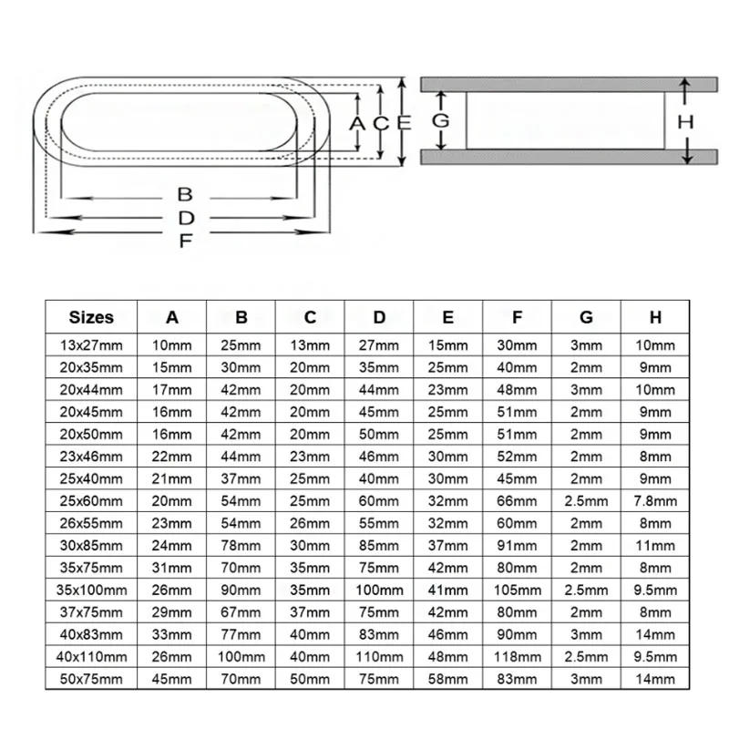 Description Picture 3 of itemOval Rubber Grommet Pad Seal Ring Protective Rings Closed Blind Plug Cable Wiring Protect Bushes Double-side Black 1-10Pcs