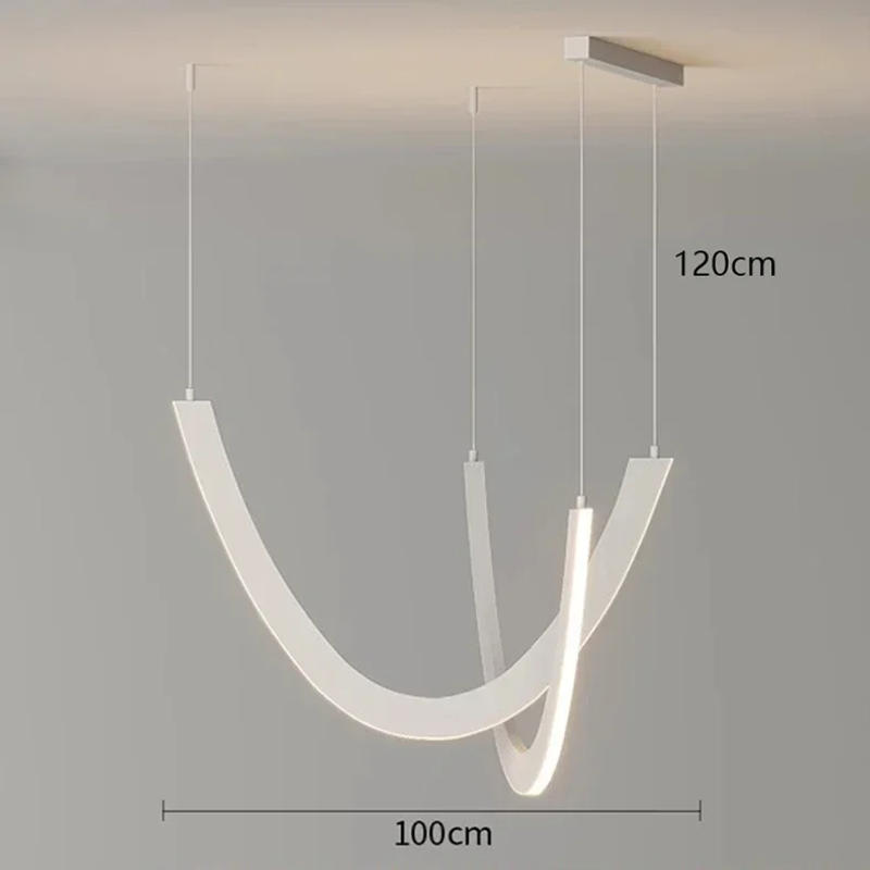 Description Picture 5 of itemModern LED Lights Pendant Light Lamps Home Decor Living Room Chandeliers for Dining Room Hanging Light Indoor Lighting