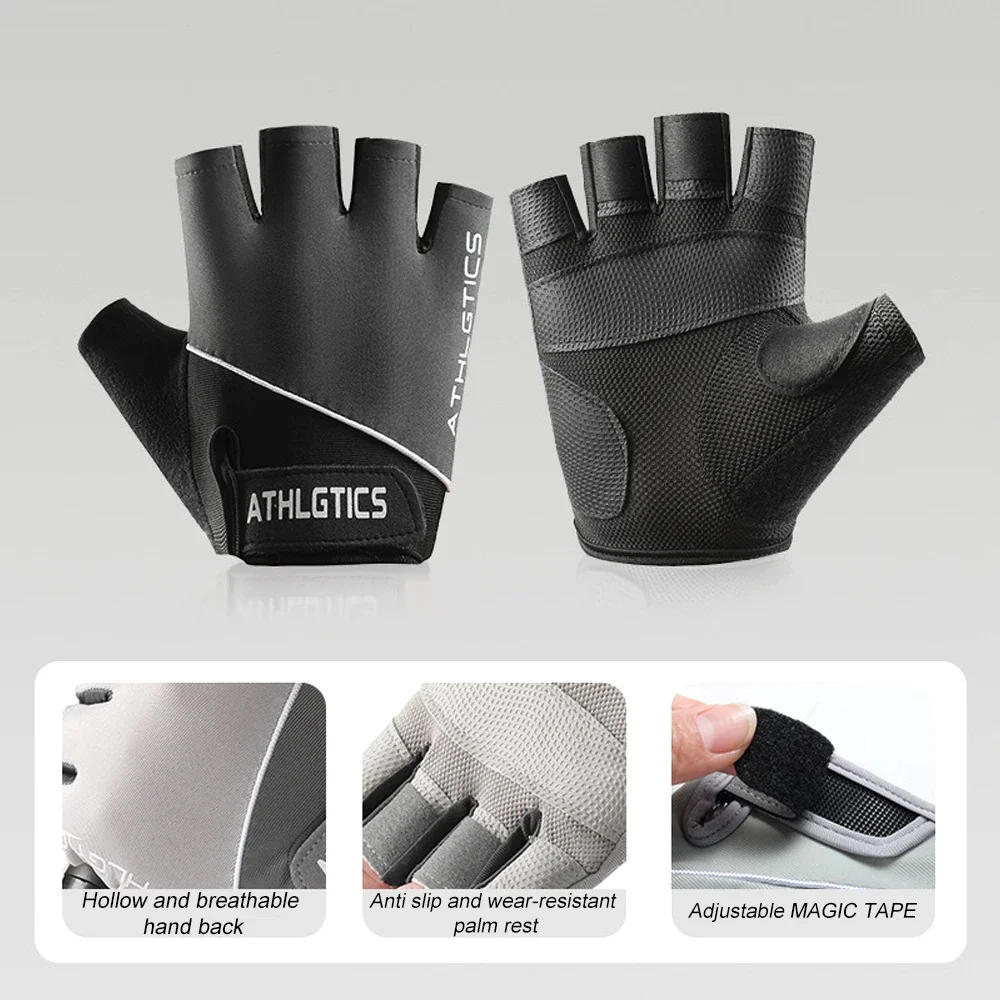 Description Picture 3 of item1 Pair Breathable Workout Gloves, Weight Lifting Gloves for Gym, Cycling, Exercise, Fitness and Training, with Excellent Grip
