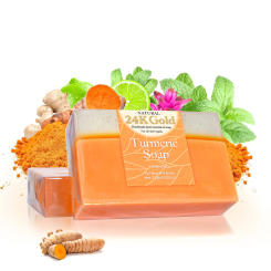 150G JH Turmeric Handmade Soap, Deep Cleaning Essential Oil Soap, Cleansing Soap, Full Body Available, Bath Soap