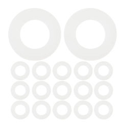 20 Pcs Gasket Furniture Screw Gaskets Accessory Flat Washers Equipment Repairing Nylon Replacement Sealing