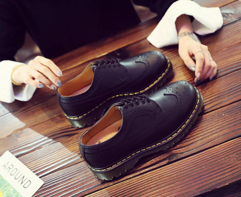 Description Picture 3 of itemMens Walking Shoes High-quality Casual Confortable Leather Shoes Fashion Business Breathable Flat Non-slip Skate Shoes for Men