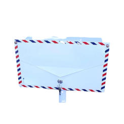 Umschlag-Geformt Wand-Montiert Villa Pol Mailbox Brief Box Post Box Shop Dekoration Mailbox