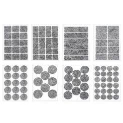 8pcs Self Furniture Gliders Noise Dampening Pad Self Adhesive Protectors
