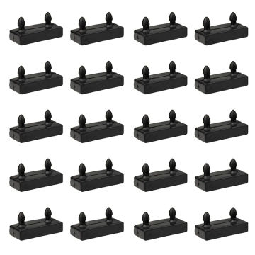 Bed Slat Plastic Holders Caps Fixings Centre Ends Middle 2 Pins Sides Replacement 55mm Black