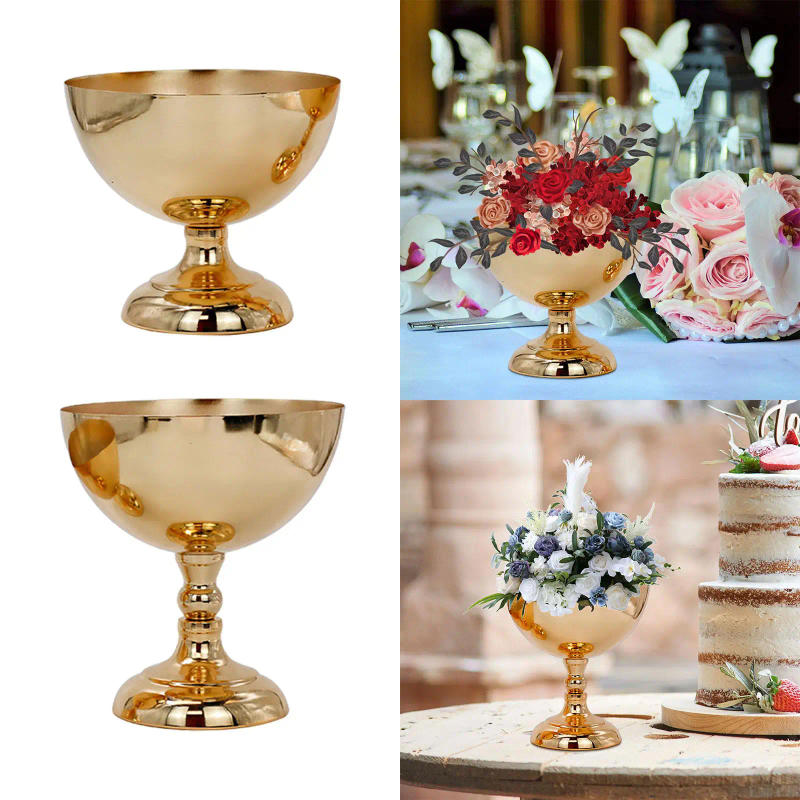 Description Picture 5 of itemWedding Centerpiece Flower Vase Metal Elegant Flower Stand for Ceremony Wedding Arrangement Party Tabletop Indoor Outdoor