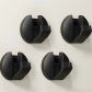 four pcs black