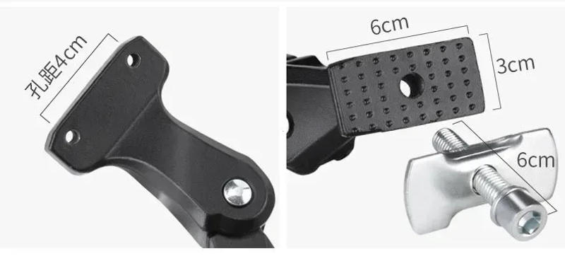 Description Picture 3 of itemBicycle Kickstand Aluminium Alloy Bike Parking Rack Support Adjustable Easy Installation for MTB/Snow/folding Bicycle