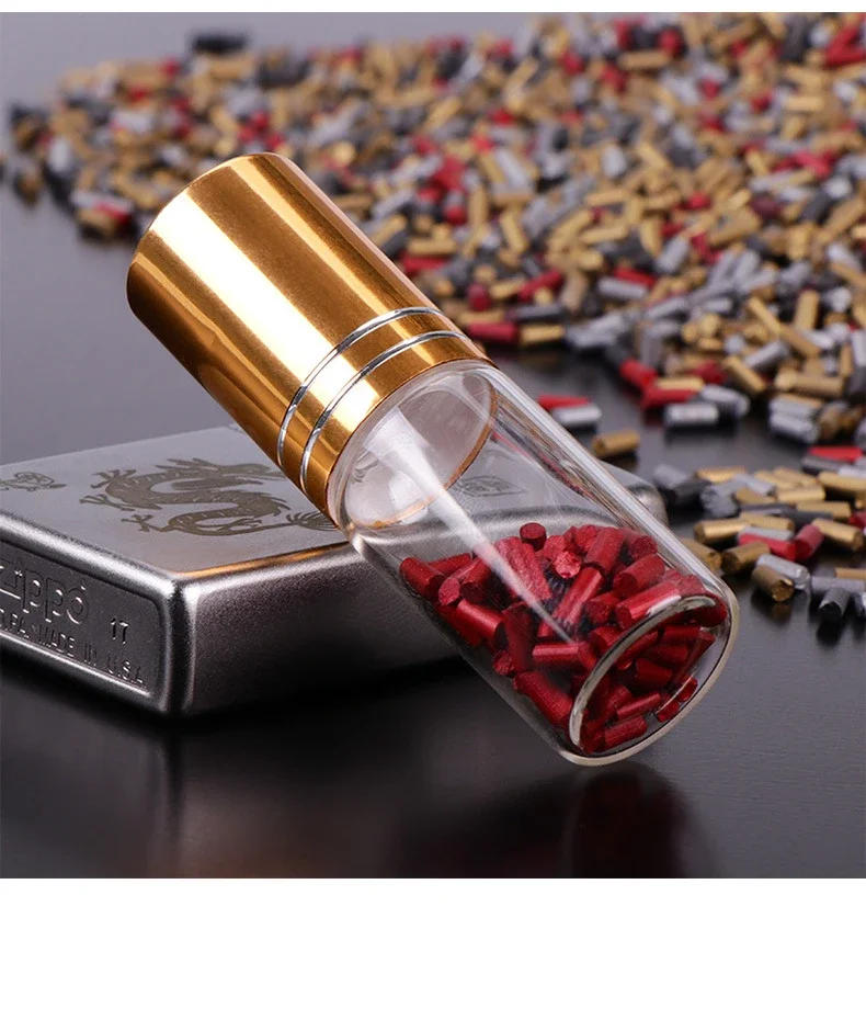 Description Picture 6 of itemZP Genuine Brass Zorro Lighter Flint Grinding Wheel Kerosene Universal Lighter Accessories Flint Kitchen Tool Gift