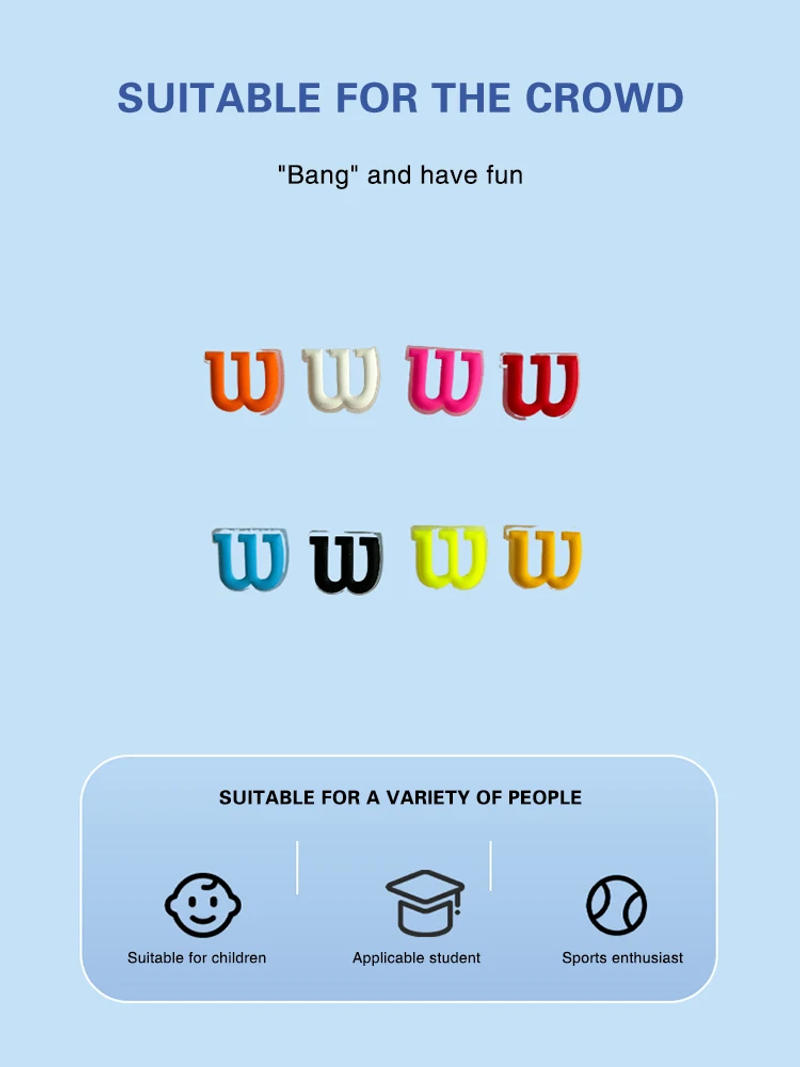 Description Picture 4 of item20PCS Original Wilson Reduce Tennis Racquet Vibration Dampener Anniversary Model Tennis Racket Accessories Damper Shock Absorber