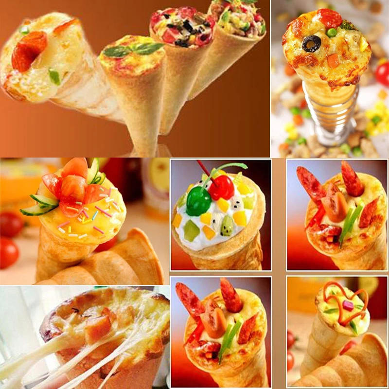 Description Picture 3 of itemPizza Cone Machine Commercial Temperature-Controlled Umbrella Shape Forming Pizza Maker For Pizza Parlour