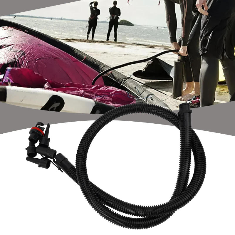 Description Picture 2 of itemDouble Action Inflation Pump Air Pipe Tube High Pressure Stand Up Paddle Board Surfboard Inflatable Boat Surfing Accessories