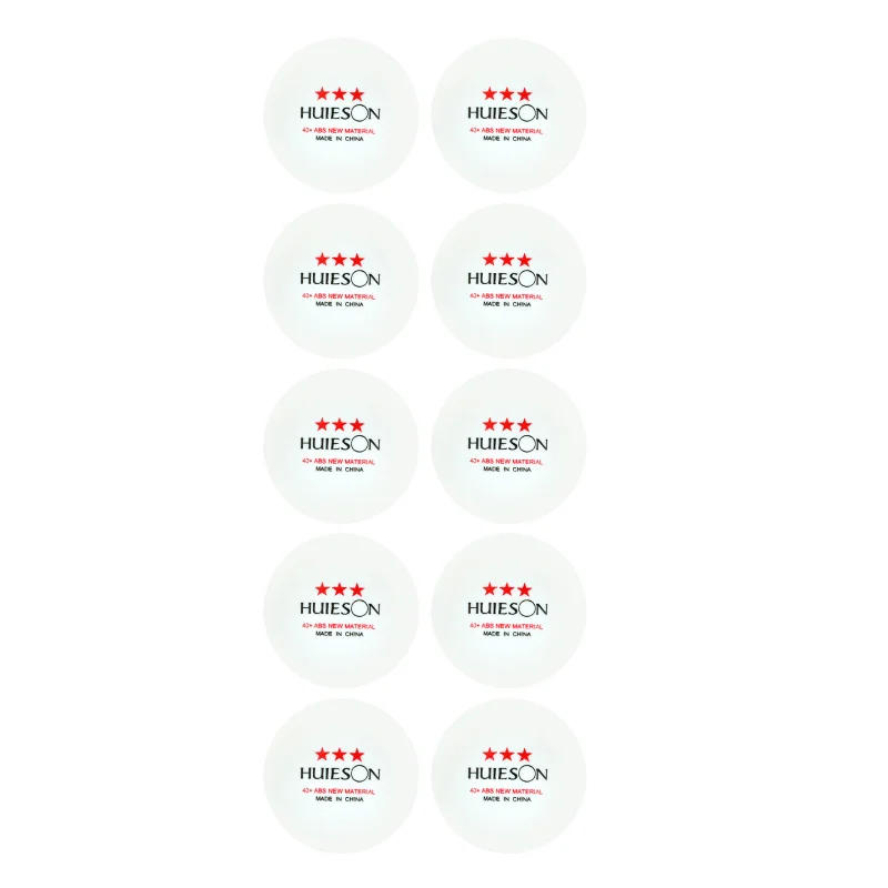 Description Picture 6 of item10 PCS Huieson New ABS Plastic Table Tennis Balls 3 Star 2.8g 40+mm Ping Pong Balls for Match Training Balls