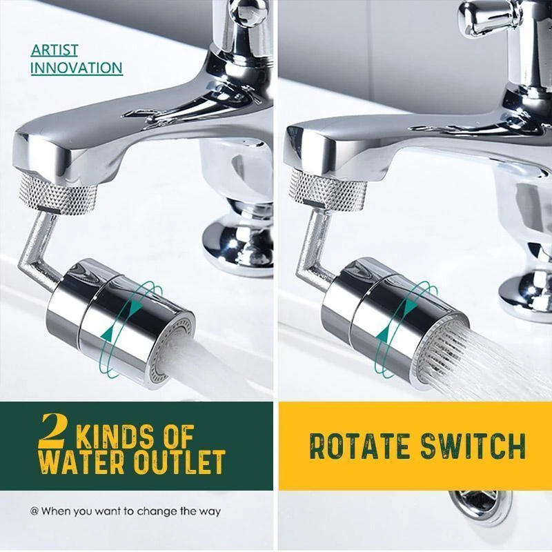 Description Picture 3 of item720 Rotatable Universal Kitchen Faucet Anti-Splash Aerator Bathroom Tap Sprayer Saving Water Tap Nozzle Extender Adapter