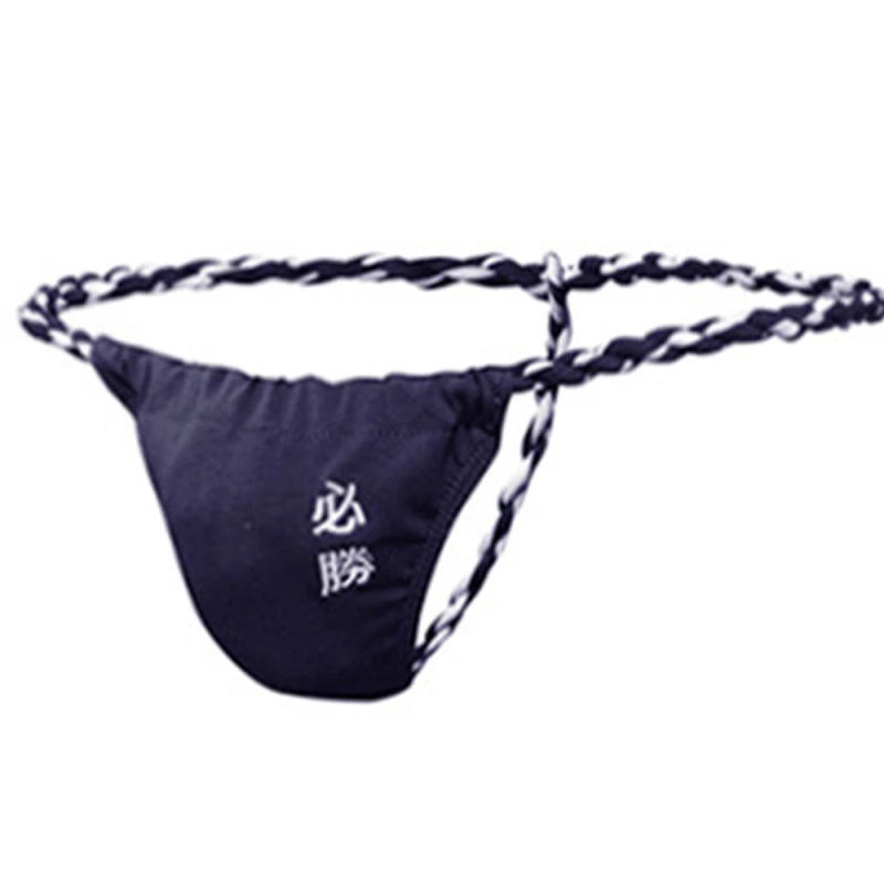 Description Picture 6 of itemTwisted Rope Men Thong Seamless Underwear Japanese Sumo Clothing with Sexy Design and Cotton Material made of Cotton