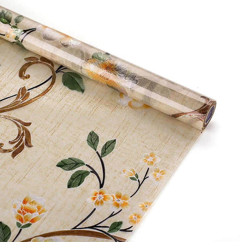 Description Picture 5 of item2/4m Flower Window Film Vinyl Opaque Glass Film Privacy Protection Glass 3D Stickers Stained Window Glass Films Home Decoration