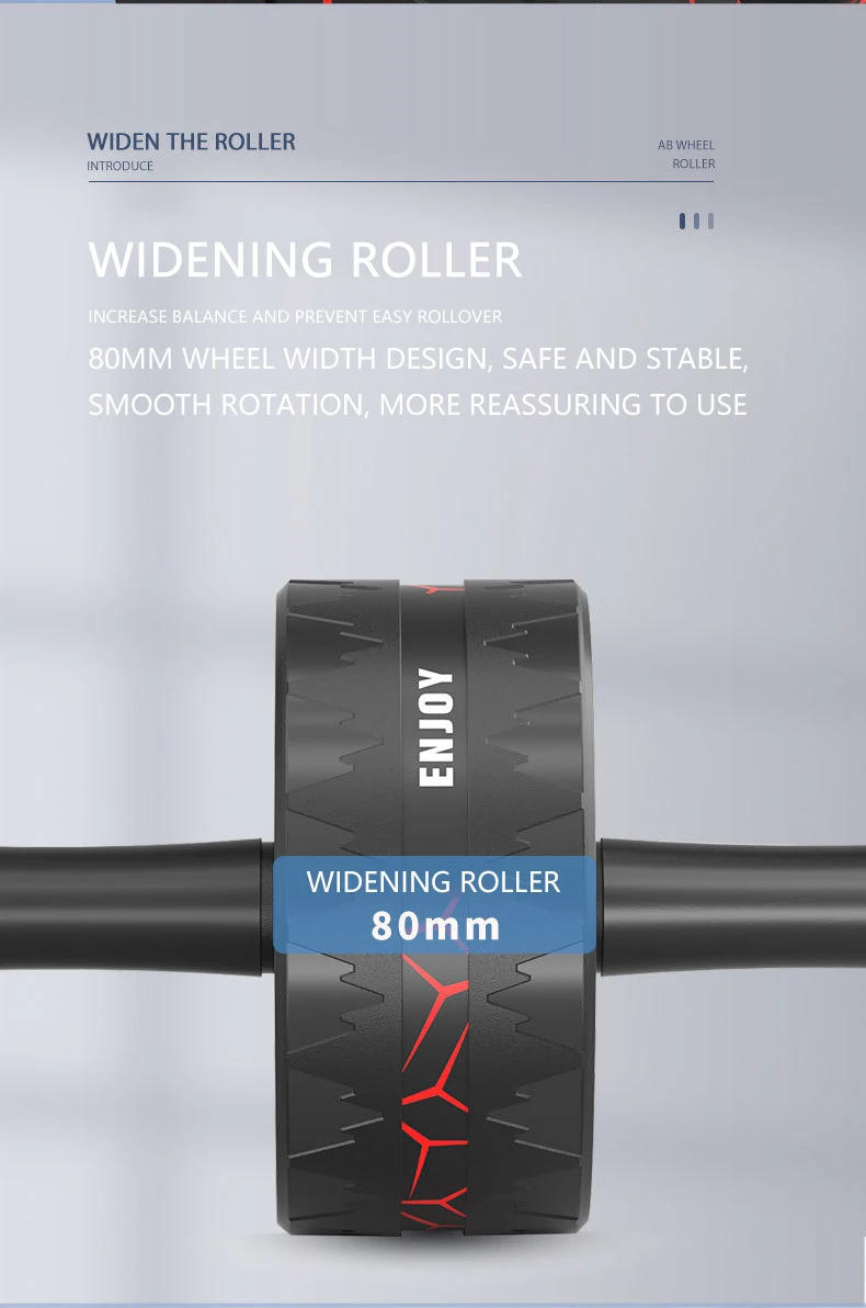 Description Picture 4 of itemAb Roller Wheel Abs Workout Equipment for Abdominal Core Strength Training Home Gym Fitness Equipment for Core Workout Fitness